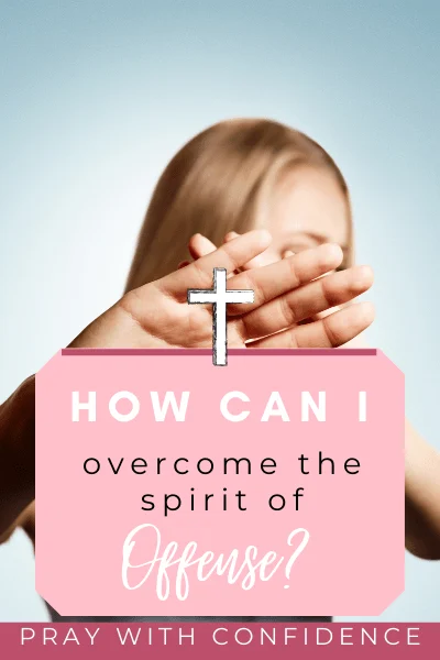 offended woman putting arms up