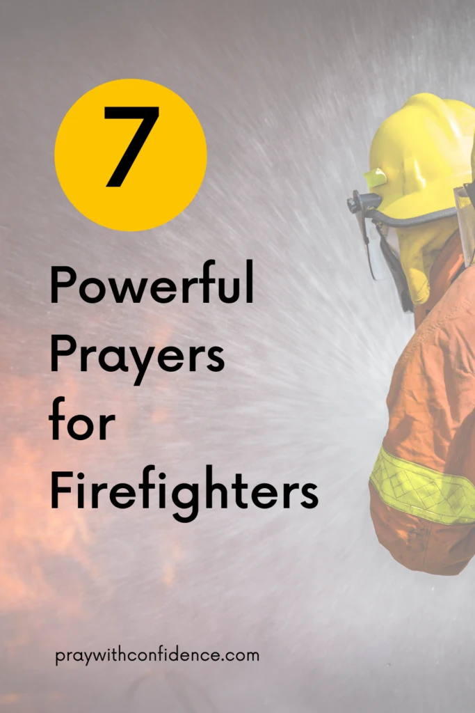 fireman praying