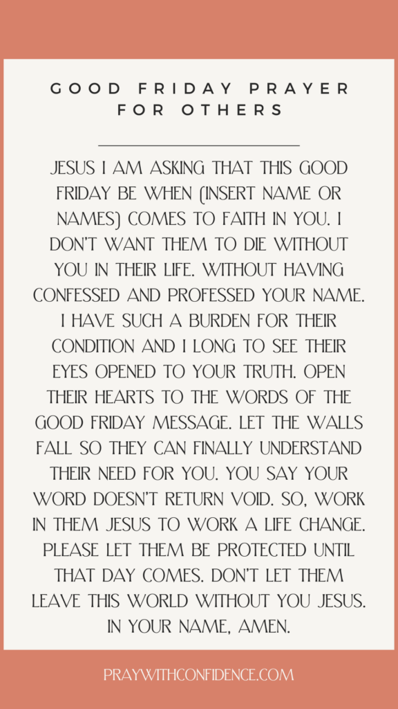 5 Powerful Good Friday Prayers (2024 Edition) - Pray With Confidence